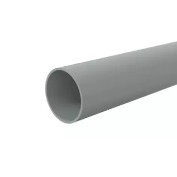 Труба Lexman ПВХ D32 мм 2 м жесткая цвет серый