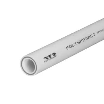 Труба полипропиленовая Ростурпласт армированная стекловолокном 63x10.5 мм SDR 6 PN 25 2 м