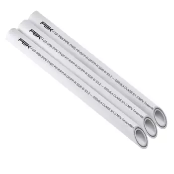 Труба полипропиленовая РВК армированная стекловолокном 32x4.4 мм SDR 7.4 PN 25 4 м