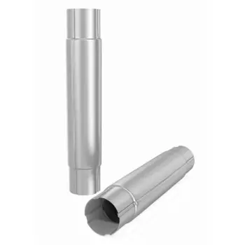 Труба соединительная D90 1000 мм цвет белый