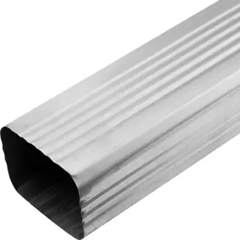 Труба водосточная 76x102x1000 мм цвет оцинковка