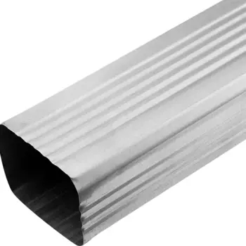 Труба водосточная 76x102x2000 мм цвет оцинковка