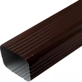 Труба водосточная 76x102x3000 мм цвет коричневый