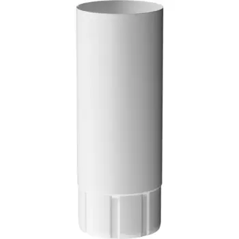 Труба водосточная Dacha 90 мм 2 м цвет белый