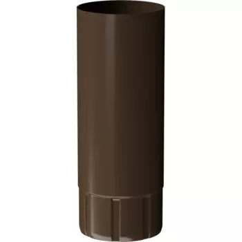 Труба водосточная Dacha 90 мм 2 м цвет коричневый