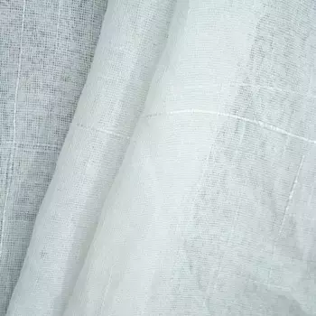 Тюль 1 м/п лен 280 см цвет белый