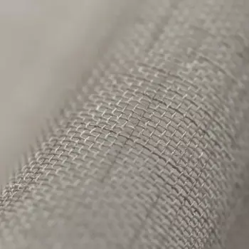 Тюль 1 м/п Lino лен 300 цвет бежевый