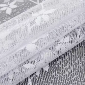 Тюль 1 м/п Лоза жаккард 180 см цвет белый