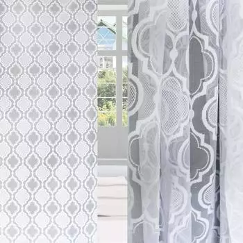 Тюль 1 м/п Ностальгия 4037 жаккард 280 см цвет белый