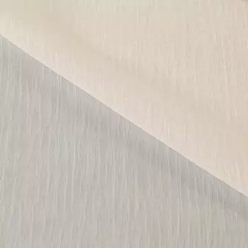 Тюль 1 м/п Однотонный креп 300 см цвет молочный