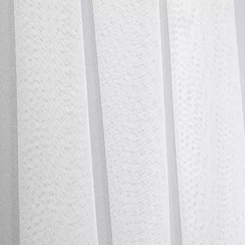 Тюль 1 м/п Однотонный санал 300 см цвет белый