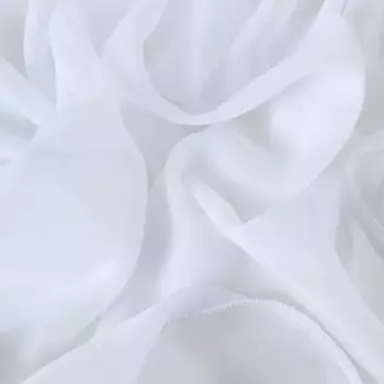 Тюль 1 м/п органза-креп 300 см цвет белый