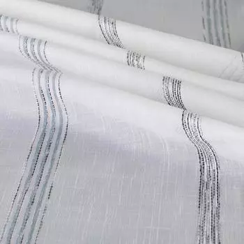 Тюль 1 м/п Полосы батист 300 см цвет синий