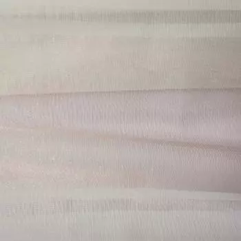 Тюль 1 м/п Полосы сетка 290 см цвет красный/розовый/белый