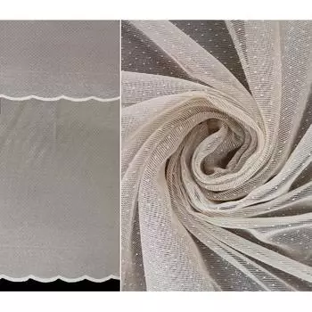 Тюль 1 м/п Premium TKS01 сетка 280 см цвет бежевый