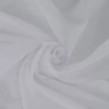 Тюль 1 м/п вуаль 295 см цвет светло-серый