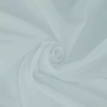 Тюль 1 м/п вуаль 295 см цвет голубой