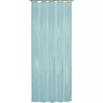 Тюль на ленте органза 140x260 см цвет голубой