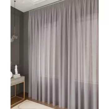 Тюль на ленте Елочка 300x280 см цвет розовый