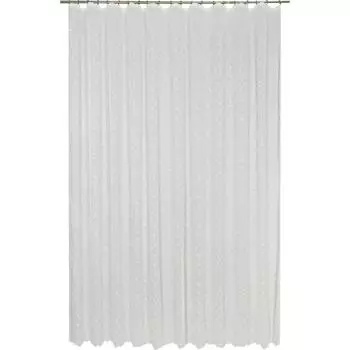 Тюль на ленте «Геометрия» 300x280 см цвет экрю