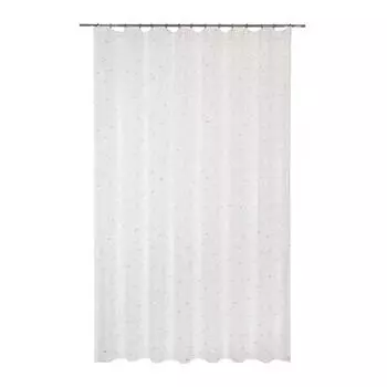 Тюль на ленте «Капель» 250x280 см цвет белый