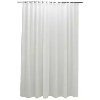 Тюль на ленте «Лейн» 300х280 см цвет белый