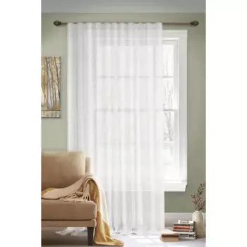 Тюль на ленте Leopar 300x280 см цвет белый