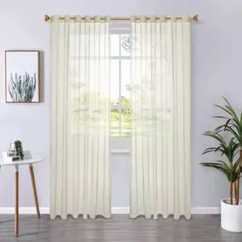 Тюль на ленте Palu 140x260 см цвет экрю Cream 5