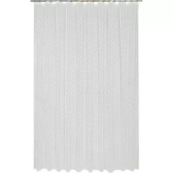 Тюль на ленте «Ромбик» 300x280 см цвет белый