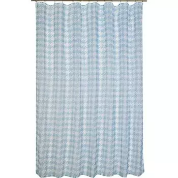 Тюль на ленте «Старс» 250x260 см цвет синий