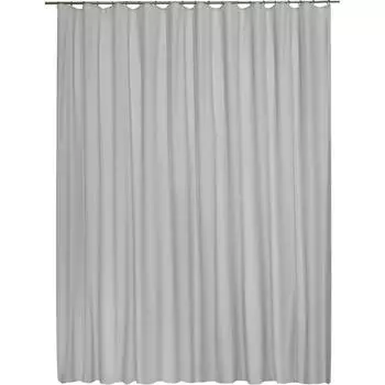 Тюль на ленте «Виола» 300x320 см цвет серый