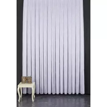 Тюль на отрез сетка Дождик 1 м/п 300 см цвет белый