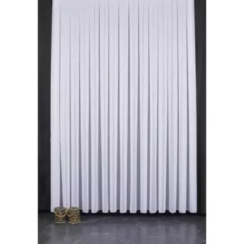 Тюль на отрез сетка Елочка 1 м/п 300 см цвет белый