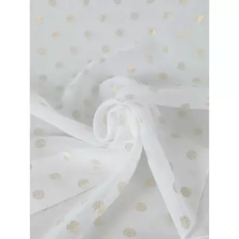 Тюль на отрез шарики 1 м/п 280 см цвет бежевый