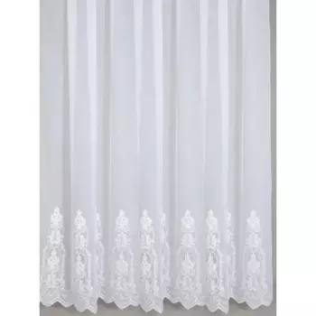 Тюль на отрез Вышивка 1 м/п 280 см цвет белый