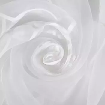 Тюль с печатью «Роза» 1 п/м 280 см органза цвет белый