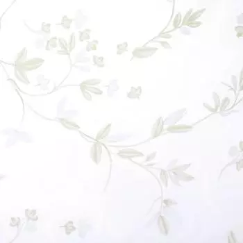 Тюль «Веточки» органза 280 см цвет зелёный