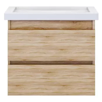 Тумба для ванной Vigo Matteo подвесная дуб сонома под раковину Фостер 70 см