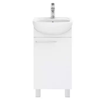 Тумба Краков 45x79 см ДСП цвет белый