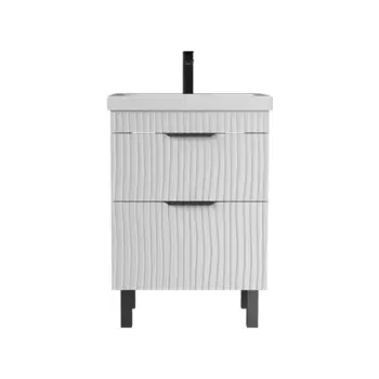 Тумба под раковину Флай 60.2Y напольная 57 см цвет белый