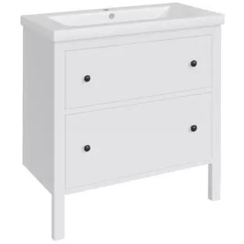 Тумба под раковину напольная АСБ-Мебель Сведен 80-2.0 Como 80 см цвет белый