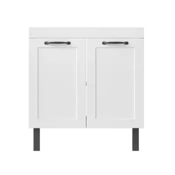 Тумба под раковину напольная Гала 75x56x47.6 см цвет белый