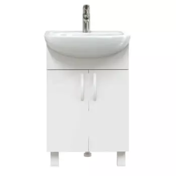 Тумба под раковину напольная Элегия Т-50 цвет белый