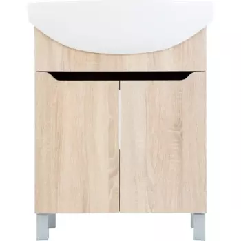 Тумба под раковину напольная Руан 65 см сонома