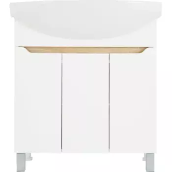 Тумба под раковину напольная Руан 75 цвет белый