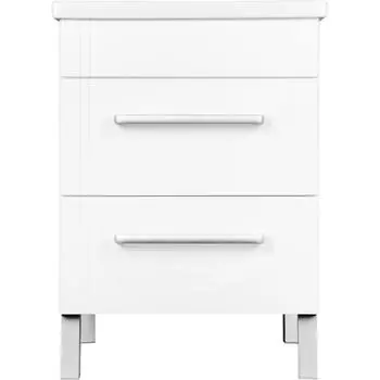 Тумба под раковину напольная Sensea «Аврора» 60 см цвет белый