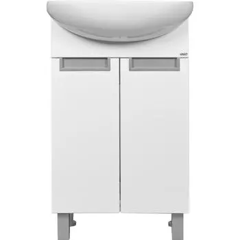 Тумба под раковину напольная «Венто» 50 см цвет белый