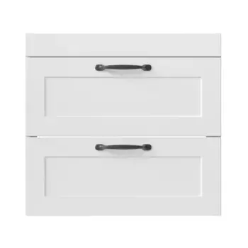 Тумба под раковину подвесная Гала 60x56x47.6 см цвет белый