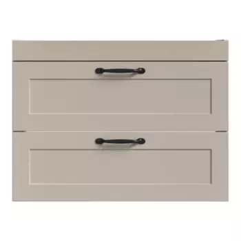 Тумба под раковину подвесная Гала 75x56x47.6 см цвет бежевый