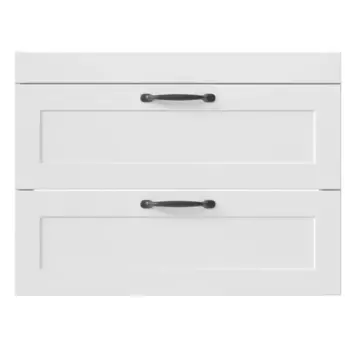 Тумба под раковину подвесная Гала 75x56x47.6 см цвет белый